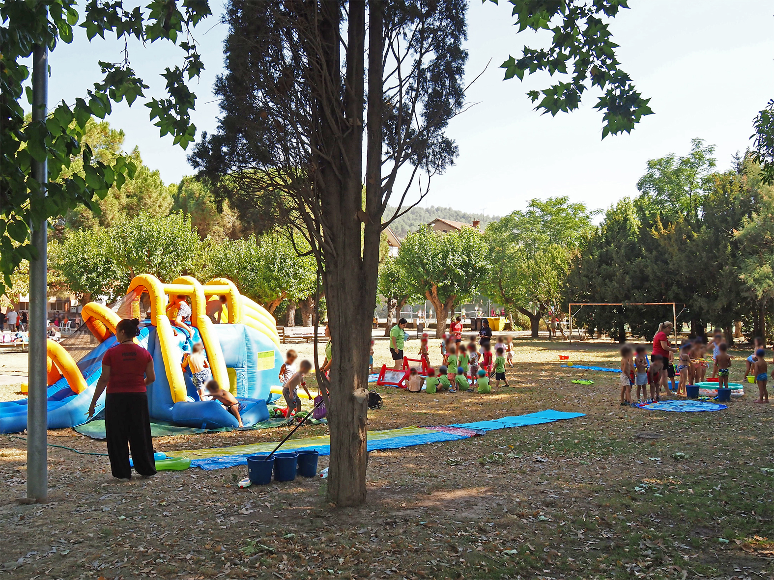 Imatge dels Kampionats Esportius Infantils (KEI), dins de la Festa Major de S&uacute;ria.