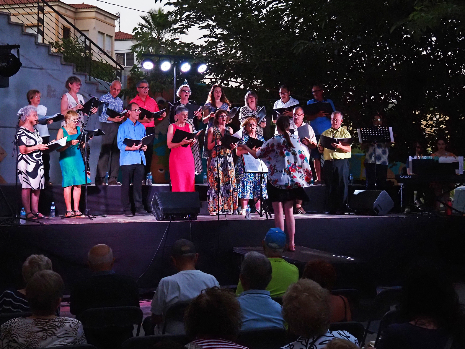 Concert de la Societat Coral La Llanterna, dins del pr&ograve;leg de la Festa Major de S&uacute;ria.