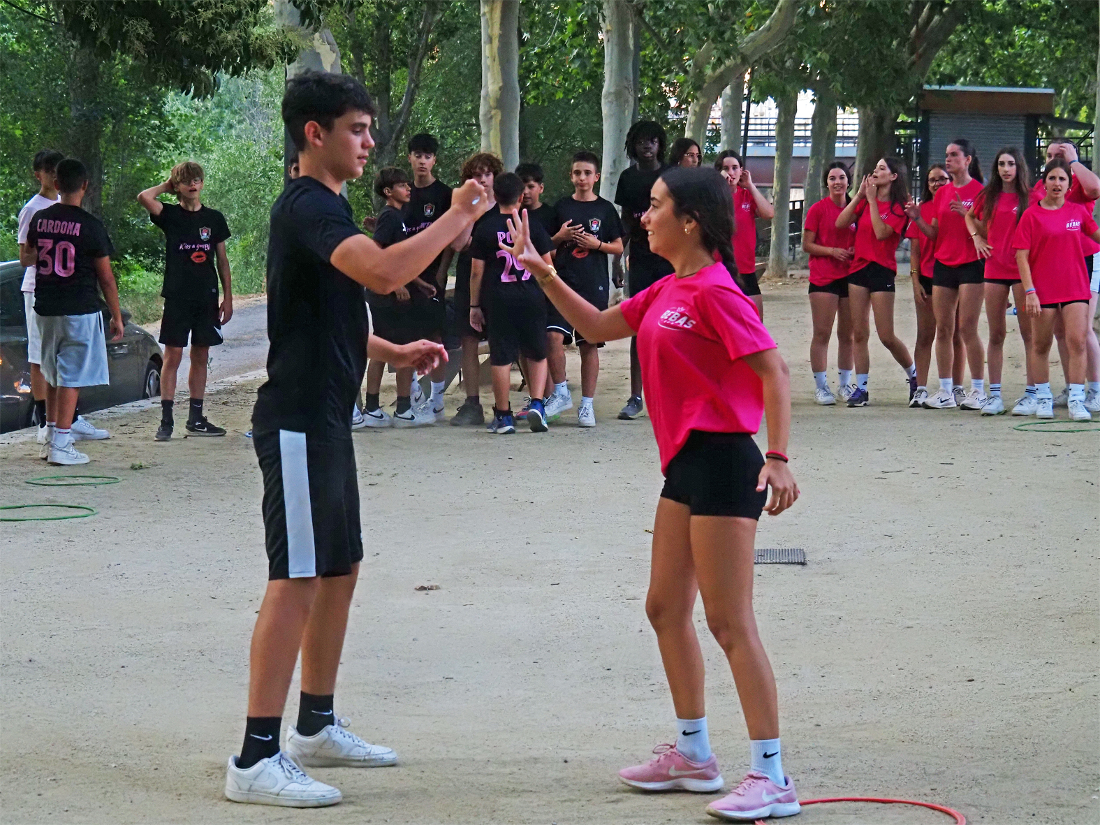 Competici&oacute; dels Kampionats Esportius Nocturns (KEN), dins de la Festa Major de S&uacute;ria.