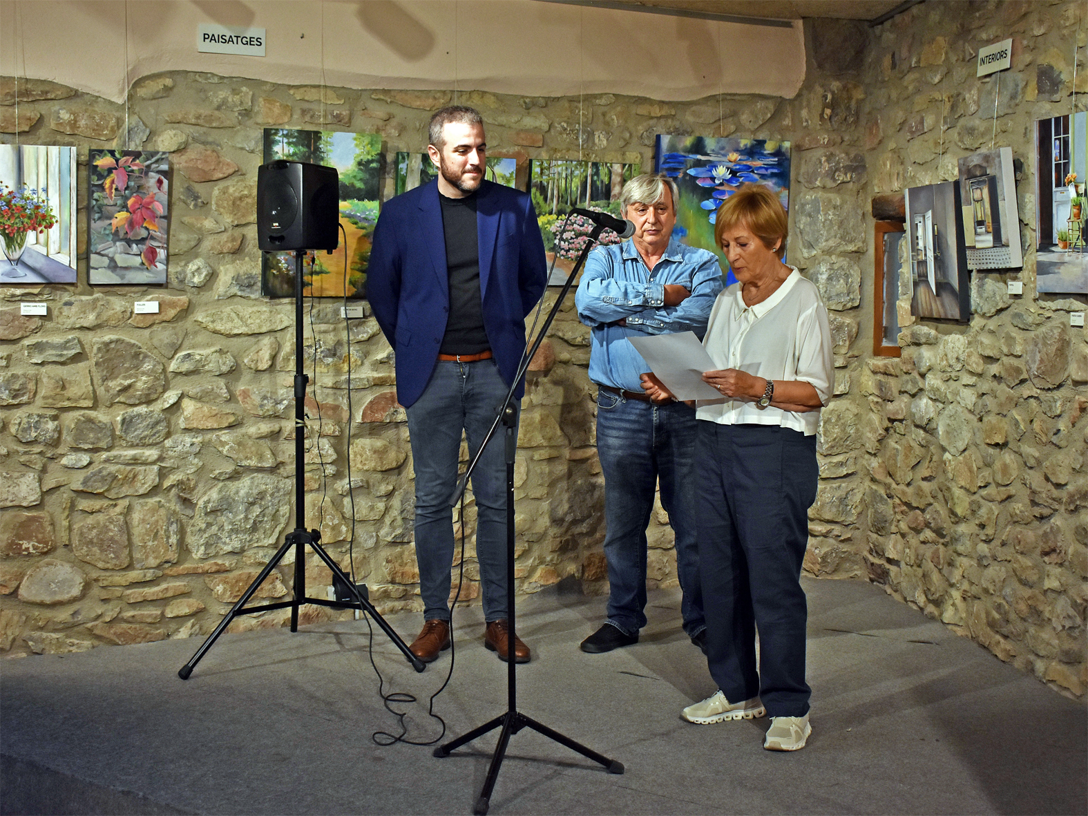 L'artista surienca Rosa Santamaria inaugura la seva exposició 'Diversitat' a la sala Cal Balaguer del Porxo
