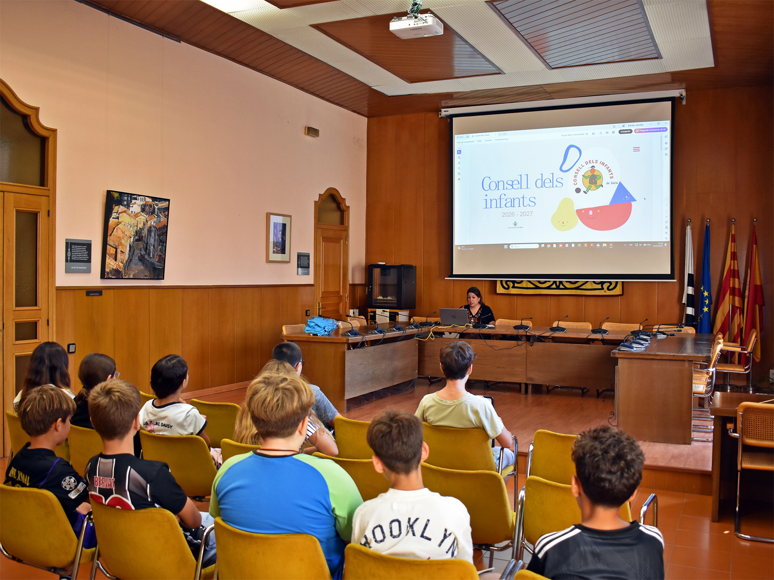 El Consell Municipal dels Infants inicia les activitats del nou curs amb l'acte de renovació parcial