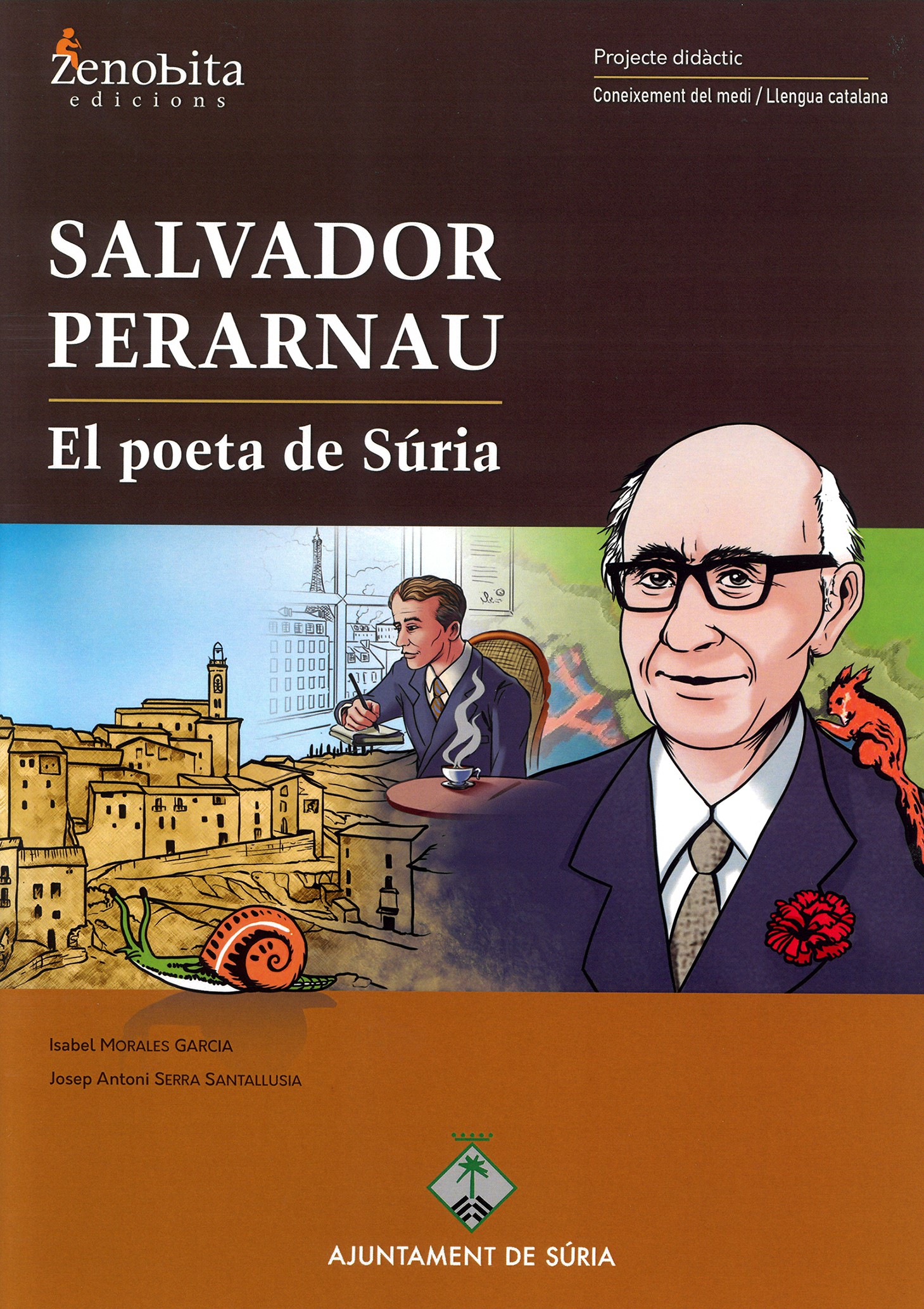 Portada del dossier didÃ ctic 'Salvador Perarnau, el poeta de SÃºria'.