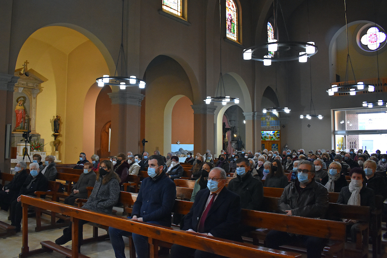 Missa de renovaciÃ³ del Vot de Poble a Sant SebastiÃ , a lâ€™EsglÃ©sia Parroquial de Sant CristÃ²fol.