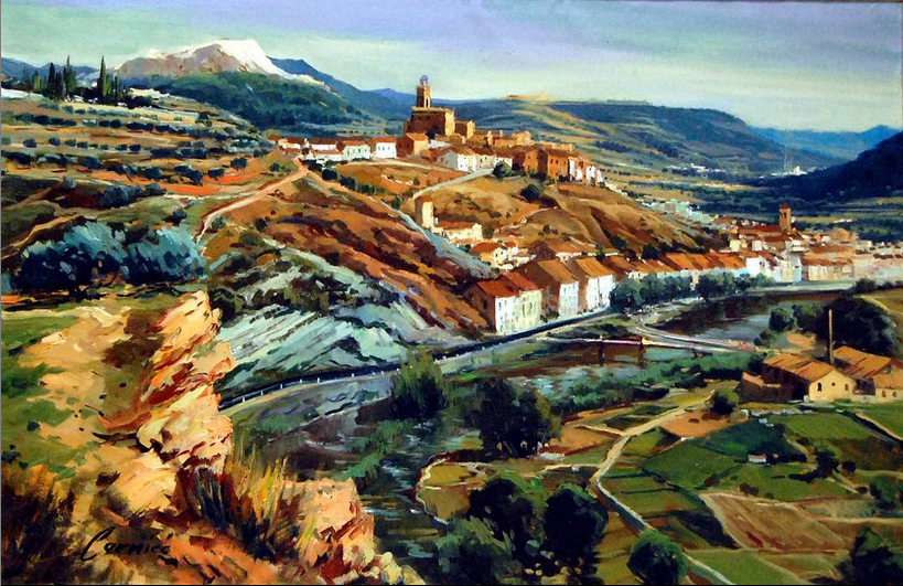 Obra guanyadora del Concurs de Pintura RÃ pida de SÃºria 1981 - Autor: Albert CarnicÃ© i Tura (Sabadell).