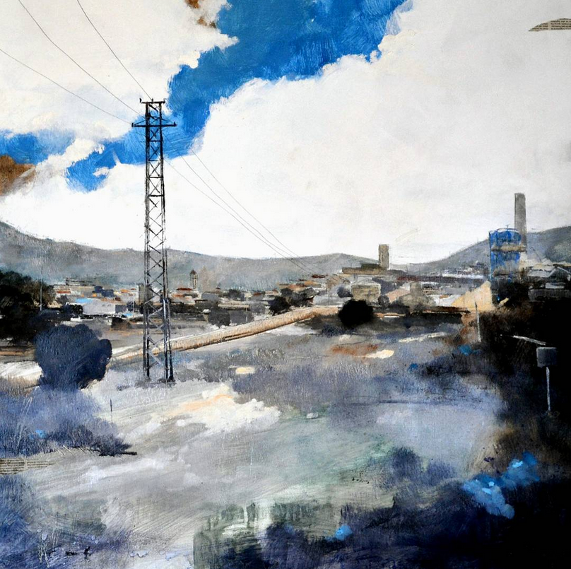 Obra guanyadora del Concurs de Pintura RÃ pida de SÃºria 2014 - Autor: Robert MartÃ­ (Lleida).